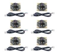 Koolenry 6PCS OV9732 Camera Module 1MP 1280x720 30fps USB Free Driver Manual Focus with 0.5 Meter Cable for WinXP/7/8/10