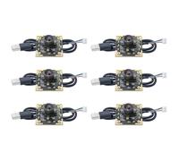 Koolenry 6PCS OV9732 Camera Module 1MP 1280x720 30fps USB Free Driver Manual Focus with 1 Meter Cable for WinXP/7/8/10