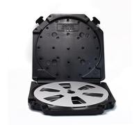 Koolenry 7inch 6-Hole Empty Takeup Reel with Empty Take Up Reels Storage Box Carrying Case for 7Inch Sound Tapes A