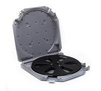 Koolenry 7inch Empty Take Up Reels Storage Box with 6-Hole Empty Takeup Reel Portable Protection Case for 7Inch Sound Tapes B