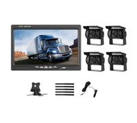 Koolenry 7Inch Monitor 1080P HD DVR Recording Backup Camera for Truck Bus RV Trailer Excavator Rearview Image 12V-36V Display