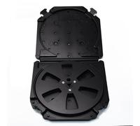 Koolenry 7inch Sound Tape Storage Solution: 6-Hole Empty Takeup Reel with Portable Protection Case B