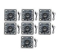 Koolenry 7PCS 100 Degree Camera Module 1MP OV9732 1280x720 30fps USB Camera Module Drive Free for WinXP/7/8/10 with 60cm Cable