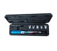 Koolenry 7PCS Drive Click Torque Wrench Set 2-10 NM Spoke Torque Wrench Steel Torque Wrench Set 2-10 NM with Extension Bar