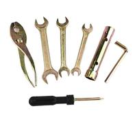 Koolenry 7Pcs Motorcycle Universal Repair Tool Set Screwdriver Pliers Sleeve Wrenches Kits Motorcycle Tool Kit