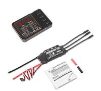 Koolenry 80A 2-3S Lipo Brushless ESC Support BEC Output with Programming Card for RC Car Boat Aircraft DIY Parts
