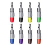 Koolenry 8PC Wire Piercing Probe Insulation Piercing Clip Wire Piercing Tool for Multimeter Voltage Voltmeter Testing 4mm