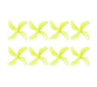 Koolenry 8PCS D51 2020 4-Blade Propeller 2x2x4 2inch 1.5mm PC Propeller for RC FPV Racing Freestyle OddityRC Tinywhoop Drone E