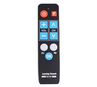 Koolenry 9 Big Buttons Learning Remote Controller for Old-Universal IR Learn Remote Control for TV-BOX DVD STB VCR TV Heater