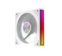 Koolenry 9 PRO Computer Chassis Fan 12cm ARGB 4 Pin PWM Quiet Cooling Fan 12V Large Air Volume 63CFM/800-1600RPM Reversed White