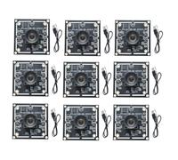 Koolenry 9PCS 100 Degree Camera Module 1MP OV9732 1280x720 30fps USB Camera Module Drive Free for WinXP/7/8/10 with 60cm Cable