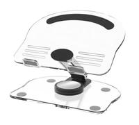 Koolenry Acrylic Tablet Stand 360° Rotation Adjustable Phone Bracket Folding Anti-Slip Holder for 4.7-13inch Stand