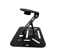 Koolenry Adjustable Foldable Projector Stand Universal Bracket with 1/4 Inch Screw, Suitable for Desktop, Desk Ceiling and Wall Mount Black