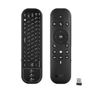 Koolenry Air Mouse with Backlit Wireless Keyboard 2.4G BT5.0 Dual Mode Voice Remote Control in Russian English for TV Box