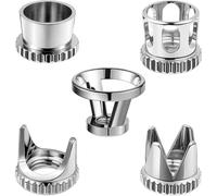 Koolenry Airbrush Needle-Caps 5 Pcs Replacement Universal Airbrush Tips Accessory for Different Spraying Effects