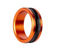Koolenry Alloy Cable Ring Anti-Slip Fast Line Cutting Protection Hand Safety/Fishing Reel Tighten the Leader Knot Tools Orange