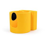 Koolenry Aluminum Profile Water Cup Holder Bracket for PLA Multifunctional for Simulation Racing Flight Simulators Yellow