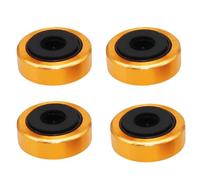 Koolenry Aluminum Turntable Isolation Pad Floor Protector Spikes Stand forAmplifier, HiFi Devices Enhance Audio Performance C