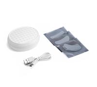 Koolenry Anti-Aging EMS Red Light Eye Massager Portable Device to Reduce Eye Bags & Dark Circles, Eye Rejuvenation Pads