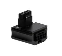 Koolenry ATX3.0 90 Degree Power Connector DIY 12VHRWR 12+4 Pin Computer Graphics Card GPU Adapter STD for 4090 4080 Black