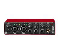 Koolenry Audio Interface SoundCard AD Converter Wired for Studio, Electric Guitar Monitoring, Live Singing & Podcast Recording