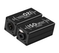 Koolenry Audio Isolator Audio Signal Isolator 6.35 Audio for Eliminator Common Ground for Audio System