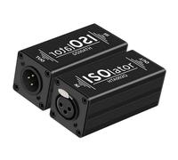Koolenry Audio Isolator Filter Audio Noise Filte Isolator XLR for Eliminator Common Ground for Audio System