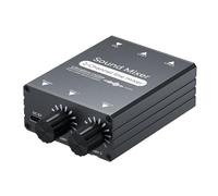 Koolenry Audio Switcher 3.5mm 2-In-1-Out Audio Switcher Audio Mixer for Game Voice Podcast Etc