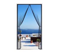 Koolenry Auto Closing Magnetic Door Screen Insect Mosquito Net Curtain Fly Insect for Kitchen Indoor Living Room Black Product Size:85x 210
