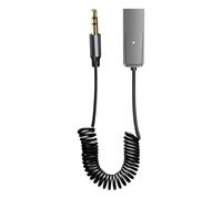Koolenry AUX Bluetooth Adapter Car 3.5mm Jack Audio Transmitter 5.2 Receiver USB Dongle Cable Handsfree Car with Microphone