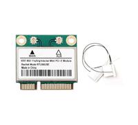Koolenry AX1800 RTL8852BE WiFi 6 Network Card Mini PCI-E Dual Band 2.4G/5GHz with Internal Antennas BT 5.2 Wireless Adapter for 10/11 Win
