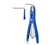 Koolenry Balloon Stuffing Tool Balloon Expander Pliers Balloon Stuffing Machine Stainless Steel Blue Extended Balloon Mouth Expander Filling Confetti Paper Multicolor