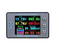 Koolenry Battery Capacity Meter Coulomb Meter Bluetooth Ammeter Voltmeter with 2.4inch Color Screen for Electric Car RV
