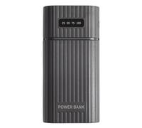 Koolenry Battery Charger Adapter 18650/18700/20700/21700 Battery Pack DIY Power Bank Case Box Power Bank Storage Case Black