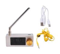 Koolenry BD3CS-588 SI4732 Mini Radio ESP32-S3-N16R8 WiFi+Bluetooth 5.0 1.9inch Color Display Full-Band Supports AM/FM/SW/RDS