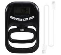 Koolenry Black EH121 Digital Hand Dynamometer for Home, School - 396Lbs/180Kg Grip Strength Trainer
