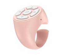 Koolenry Bluetooth Remote Control for Tablets & Phones Camera Controller Self Timer Social Media Page Turner Pink