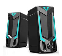 Koolenry Bluetooth RGB Computer Speaker, Desktop Computer Speaker,Desktop Stereo Speaker, USB Powered, with LED Ambient