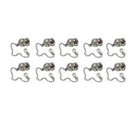 Koolenry BNC Female Zinc Alloy Dust Shield, Protective Cover for Coaxial Wire Terminal