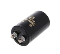 Koolenry Bolt Type Capacitor 2200UF/80V High Capacity Electrolytic Construction 50x80mm Size