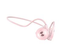 Koolenry Bone Conduction Bluetooth Headset Bluetooth Ear-Hook Bone Conduction Headset forOutdoor Sports Convenient andComfortable Pink
