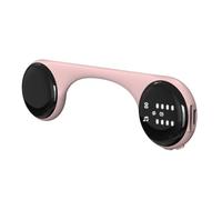 Koolenry Bone Conduction Bluetooth Speaker White Noise Sleep Aid Music Box with LED Display Support TF Card Timed Shutdown Pink