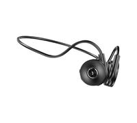 Koolenry Bone Conduction Stereo Running Headset Bluetooth Ear-Hook Bone Conduction Headset Relieving Pressure onBoth Ears Convenient andComfortable Black