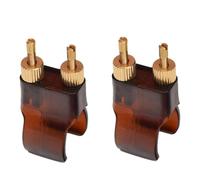 Koolenry Brass Fine Tuners for Erhu, 2pcs Professional Erhu String Adjusters for Precise Erhu Tuning, Music Instrument Accessories