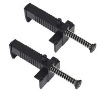 Koolenry Bricklaying Wire Drawer Brick Leveling Line Runner Puller for Construction Building Fixer Measuring Tools Black 2PCS