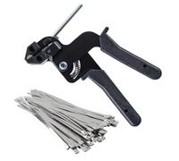 Koolenry Cable Zip Tensioning Tool Automatic Self-Locking Cable Ties Plier Tie Fastening Strap 150pcs Cutting Tool