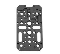 Koolenry Camera Mount Multipurpose Switching Plate with Cold Shoe 1/4 3/8 Inch Threads Cheese Easy Plate for Tripod Cages