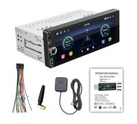 Koolenry Car 6.86 Inch 1 Din MP5 Player Bluetooth Portable Screen Navigation Display Wireless Carplay Android Auto 2+64G