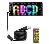 Koolenry Car Panel Flexible Pixel Programmable Scrolling Advertising Custom Text Pattern Animation Scrolling 16x 32