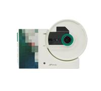 Koolenry CD Music Record Player Retro Style Wall Mounted with Remote Control for Home Audio Green